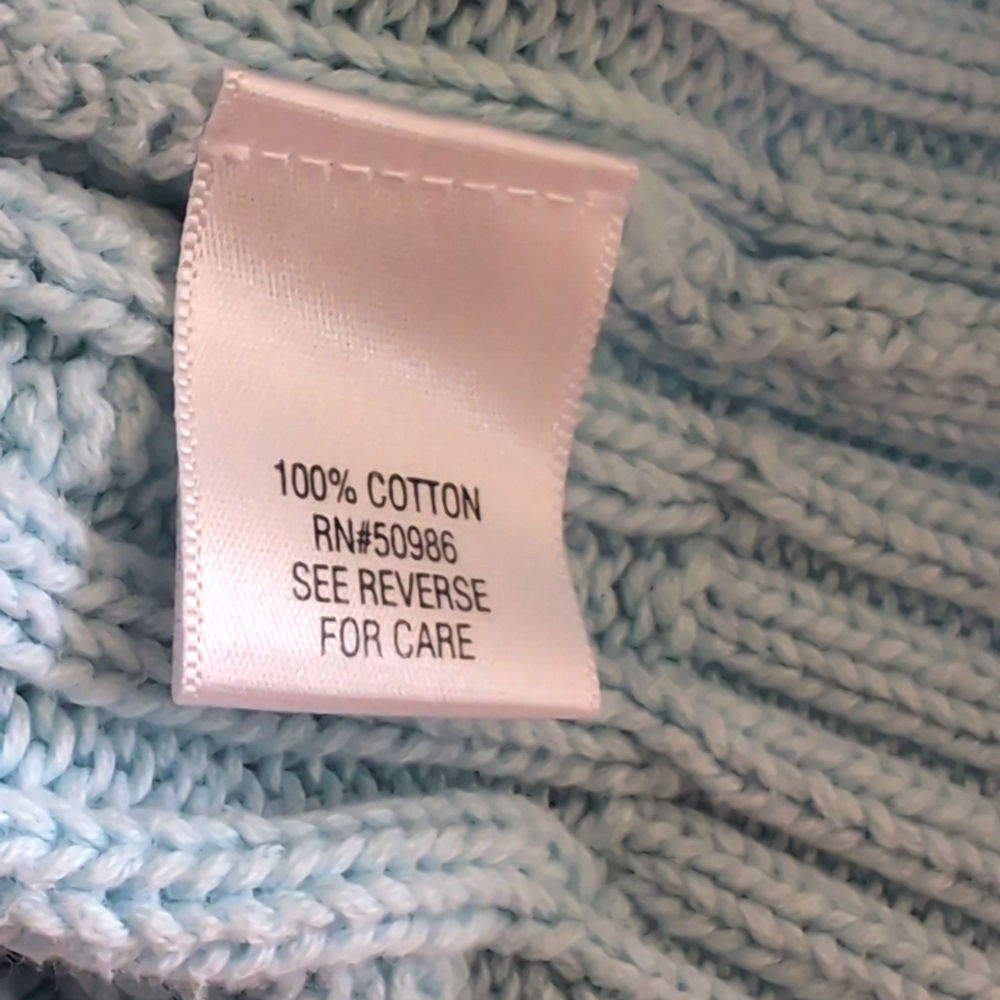 Croft & Barrow Cable Knit 1/4 Zip Mock Neck Pullover Sweater. Size Large - Picture 11 of 11